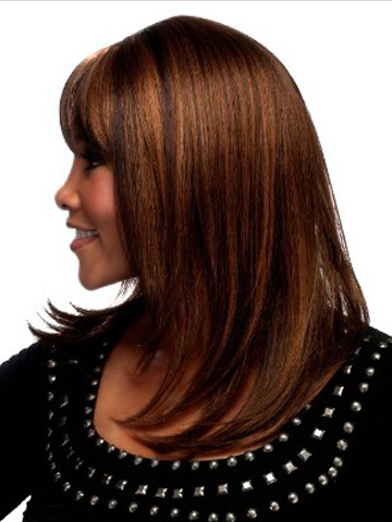 14" Capless Straight Synthetic Wig