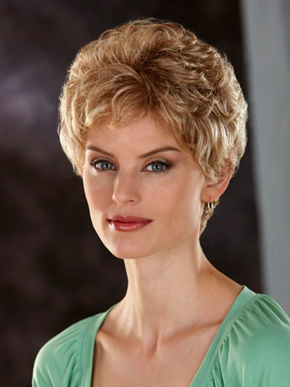 Newest Short Lace Front Synthetic Wig - Click Image to Close