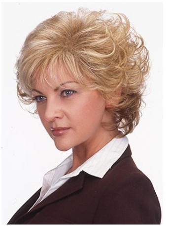 Andie Short Loose Curly Synthetic Wig - Click Image to Close