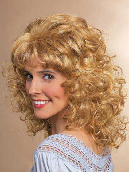 Brandy Curly Synthetic Wig - Click Image to Close