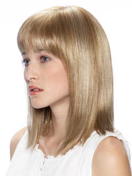 Simple Shoulder Length Cut Synthetic Wig