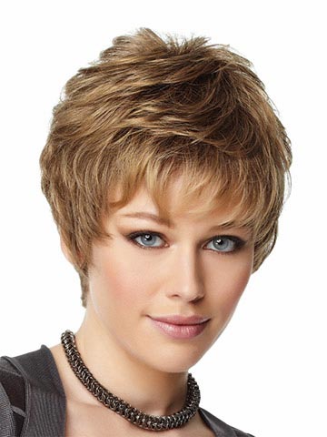 Upper Cut Synthetic Capless Short Wig - Click Image to Close