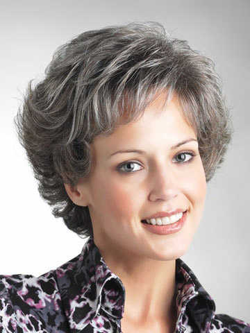 Short Curly Capless Beautiful Modern Wig