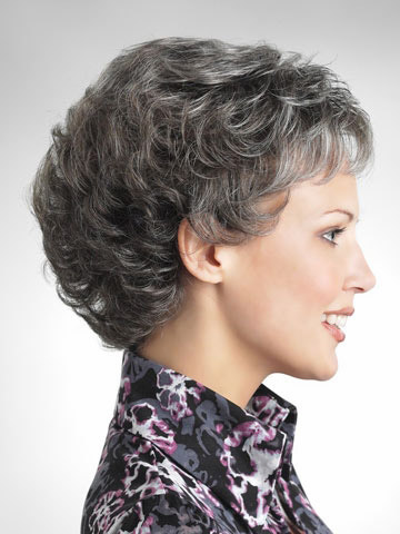 Short Curly Capless Beautiful Modern Wig