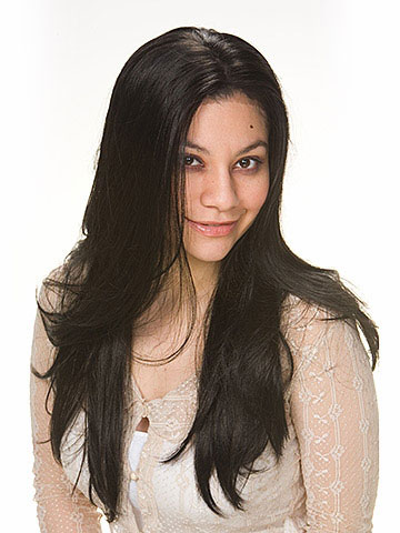 Natural Extra Long Straight Synthetic Wig - Click Image to Close