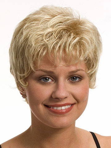 Beautiful Short Wavy Synthetic Wig