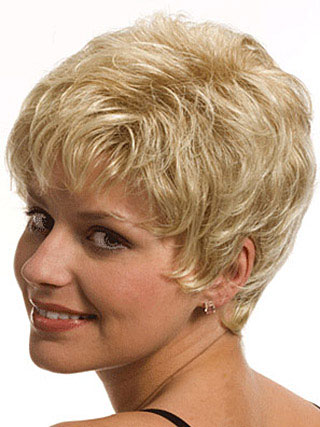 Beautiful Short Wavy Synthetic Wig