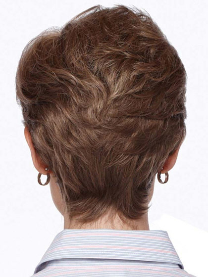 Feathery Boy Cut Short Layered Lace Front Wig