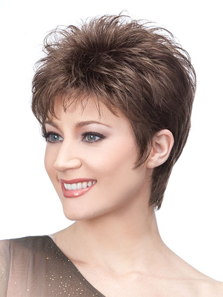 Short Synthetic Choppy Cut Wig - Click Image to Close