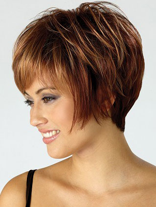 Synthetic Pixie Short Cut Wig - Click Image to Close