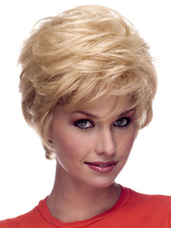 100% Remy Human Hair Short Wig - Click Image to Close