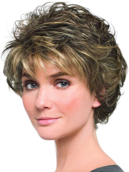 Beautiful Softly Curly Lightweight Short Capless Wig - Click Image to Close