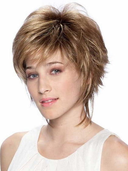 Modern At Height Crown With Long Nape Short Wig - Click Image to Close