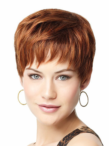 Light Easy-Care Boy Cut Lace Front Wig