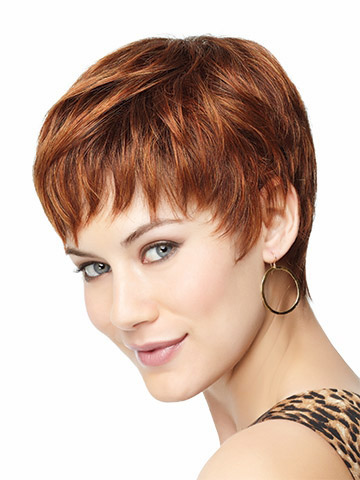 Light Easy-Care Boy Cut Lace Front Wig