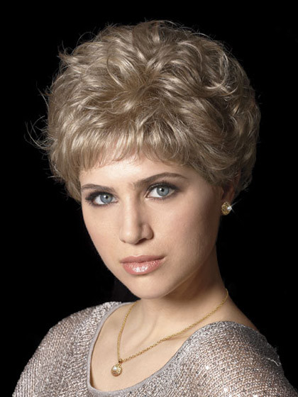 Golden Blonde Synthetic Close Cropped Wig - Click Image to Close