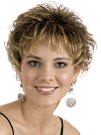 Ultra-lightweight Synthetic Short Wig - Click Image to Close