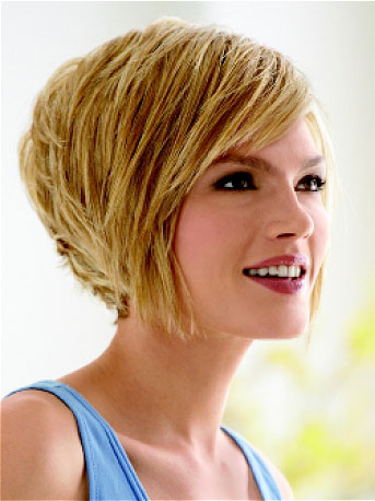 Asymmetrical Cut Synthetic Short Wig