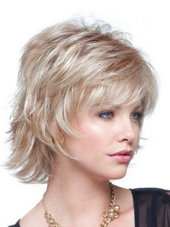 Synthetic Soft Layered Short Capless Wig