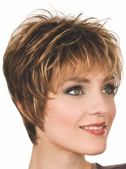 Synthetic Capless Short Wig - Click Image to Close