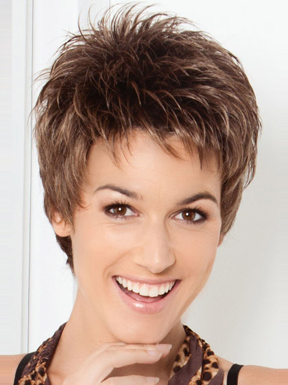 Pixie Cut Spiky Style Synthetic Wig - Click Image to Close