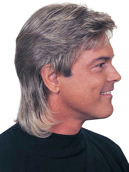 Synthetic Capless Handsome Mens Wig