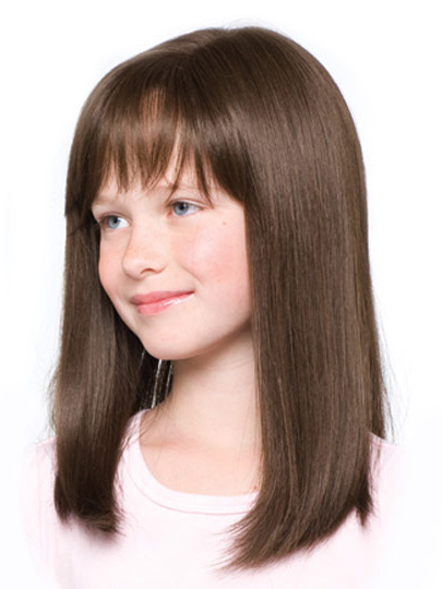 Long Straight Full Lace Girls Wig