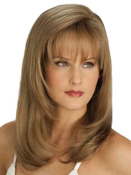 Synthetic Front Lace Long Wig - Click Image to Close