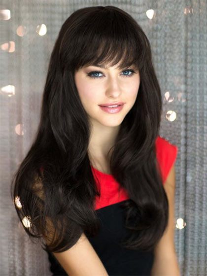 Razor Cut Brown Remy Human Hair Wig