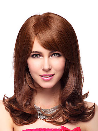 Long Capless Synthetic Wig - Click Image to Close