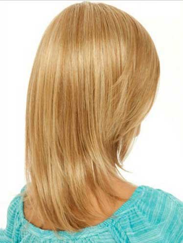 Shoulder-Length Front Lace Line Wigs