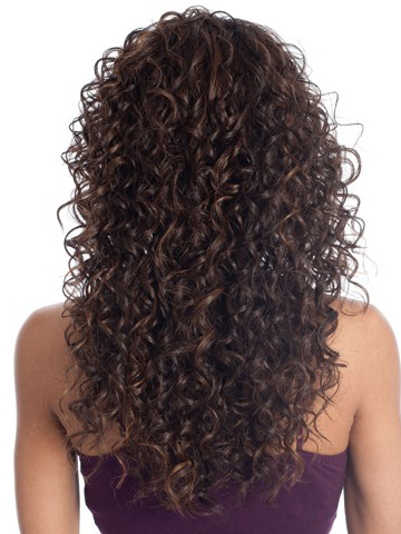 Long Spiral Curl Synthetic Lace Front Wig