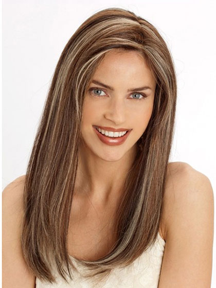 Lace Front Long Straight Wig - Click Image to Close