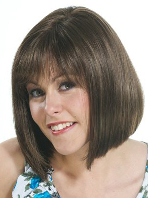 Gorgeous Bob Style Silky Straight Human Hair Wigs - Click Image to Close