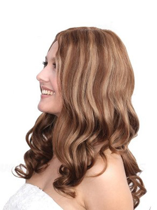 New Style Long Wavy Human Hair Wig