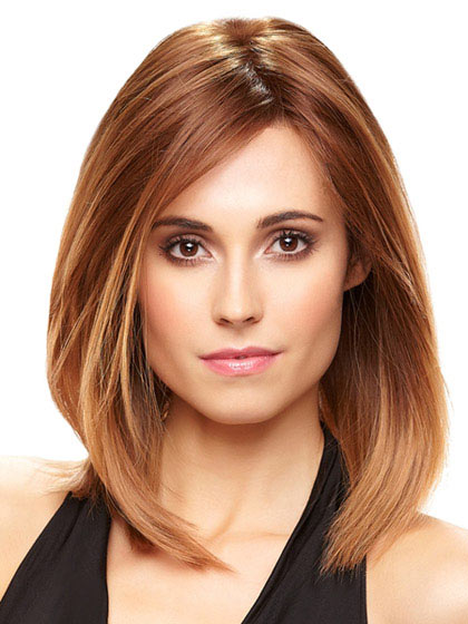 Remy Hair Lace Front Bob Style Wig - Click Image to Close