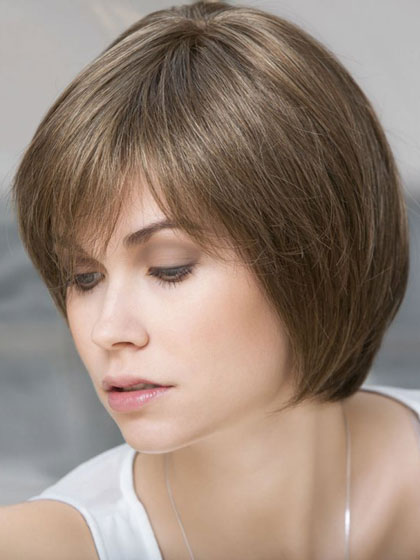 Medium Lace Front Remy Human Hair Wig - Click Image to Close