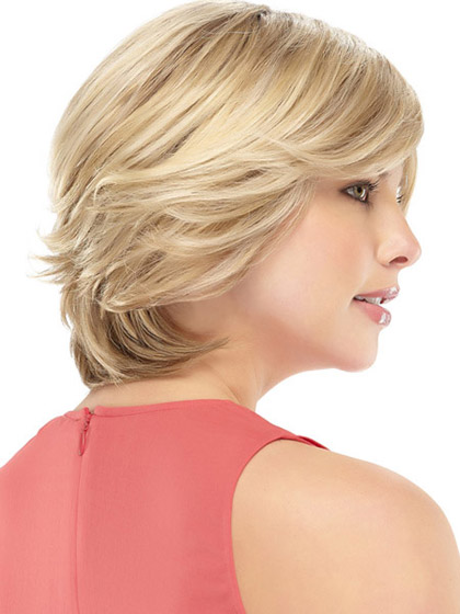 Short Shag Lace Front Remy Human Hair Wig