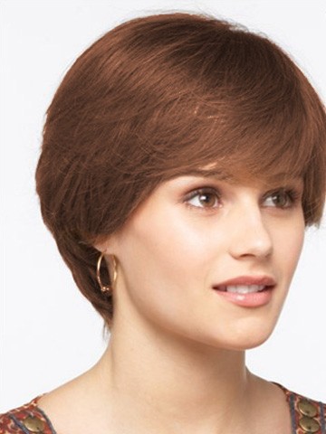 Fashion Lace Front Human Hair Wig - Click Image to Close