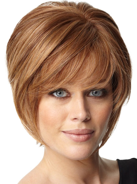 Short Soft Layers Human Hair Capless Wig