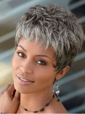 Stylish Sophisticated Grey Wig