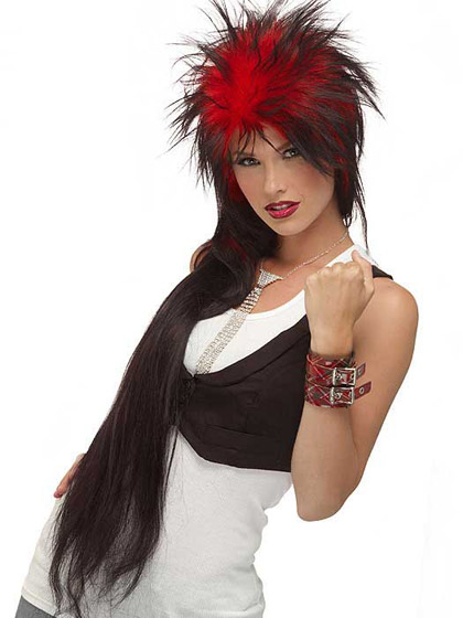 Punky Long Straight Cosplay Wigs