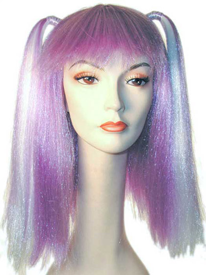 Lil Kim Pigtail Style Cosplay Wigs - Click Image to Close