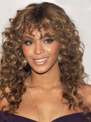 Beyonce Long Curly Beautiful Synthetic Wig