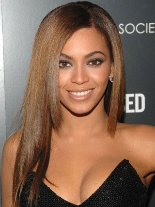 Beyonce Sleek Straight Human Hair Full Lace Wig - Click Image to Close