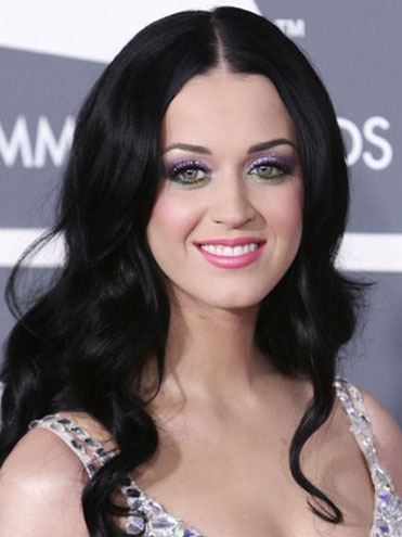 Katy Perry Synthetic Long Wavy Wig - Click Image to Close