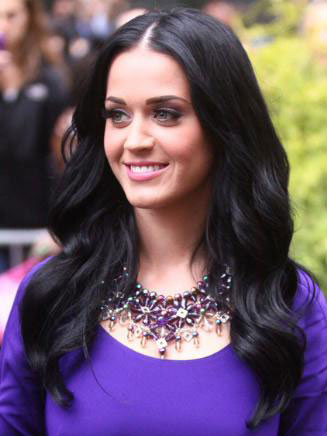 Katy Perry Synthetic Long Wavy Wig