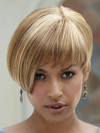 Short Straight Capless Wig - Click Image to Close