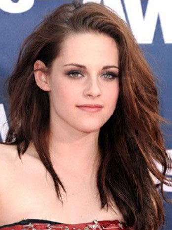 20" Kristen Stewart Long Fashion Wavy Full Lace Wig - Click Image to Close