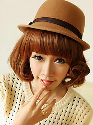 Curly Bob Sweet Lolita Wig